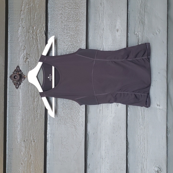 ATHLETA Black Stealth Sculptek Compression Tank Top sz XXS Women's Athletic Yoga - Picture 6 of 12